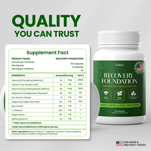 Zafira Recovery Foundation Capsules